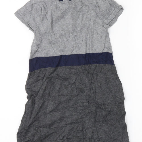 H&M Girls Grey   Jumper Dress  Size 5 Years