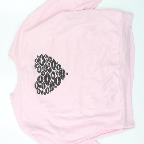 New Look Womens Pink   Pullover Jumper Size L