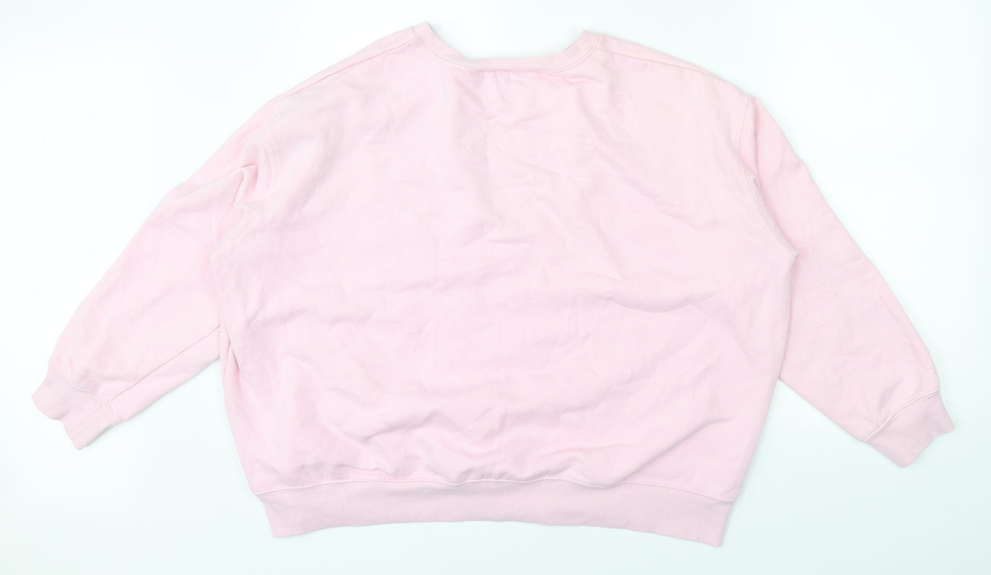 New Look Womens Pink   Pullover Jumper Size L