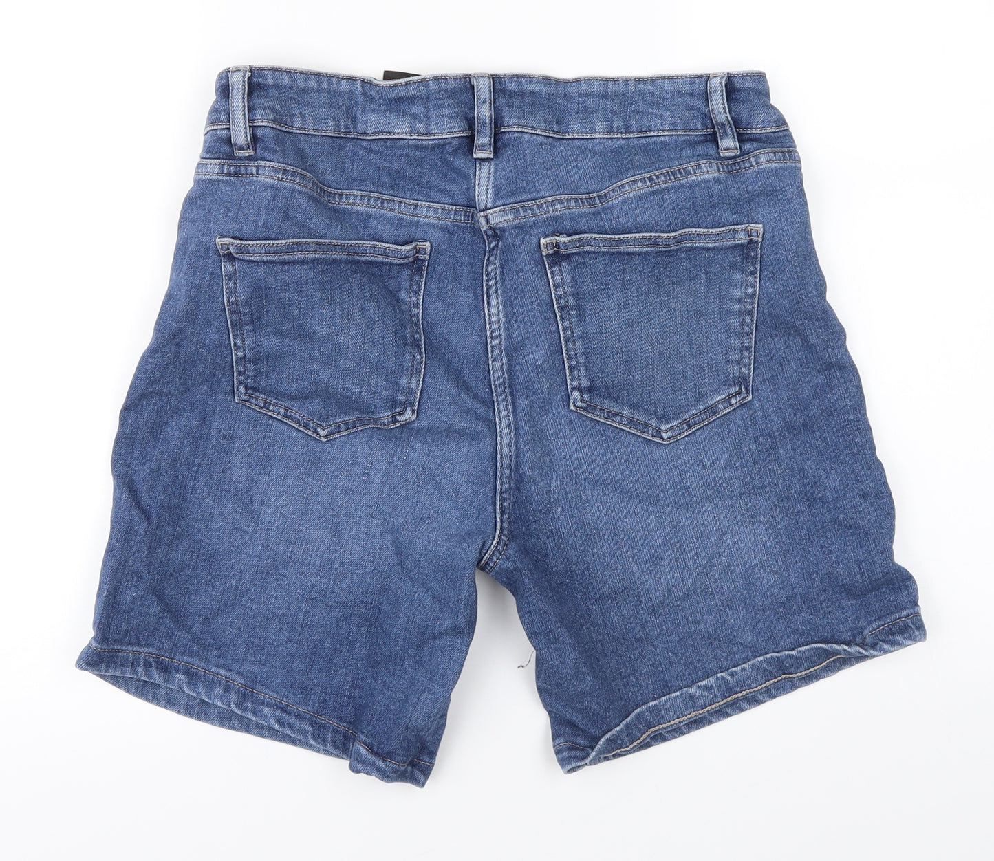 NEXT Womens Blue  Denim Mom Shorts Size 12