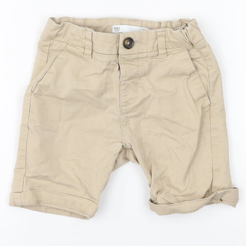 M&S Boys    Chino Shorts Size 4-5 Years