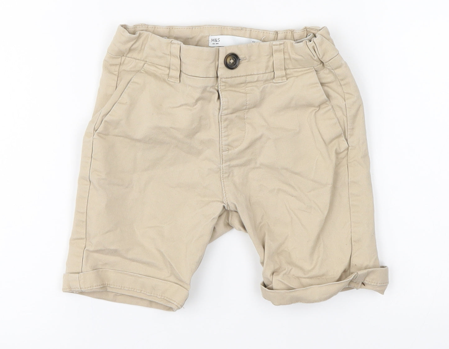 M&S Boys    Chino Shorts Size 4-5 Years
