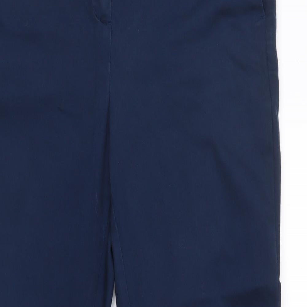 M&S Womens Blue   Chino Trousers Size 12