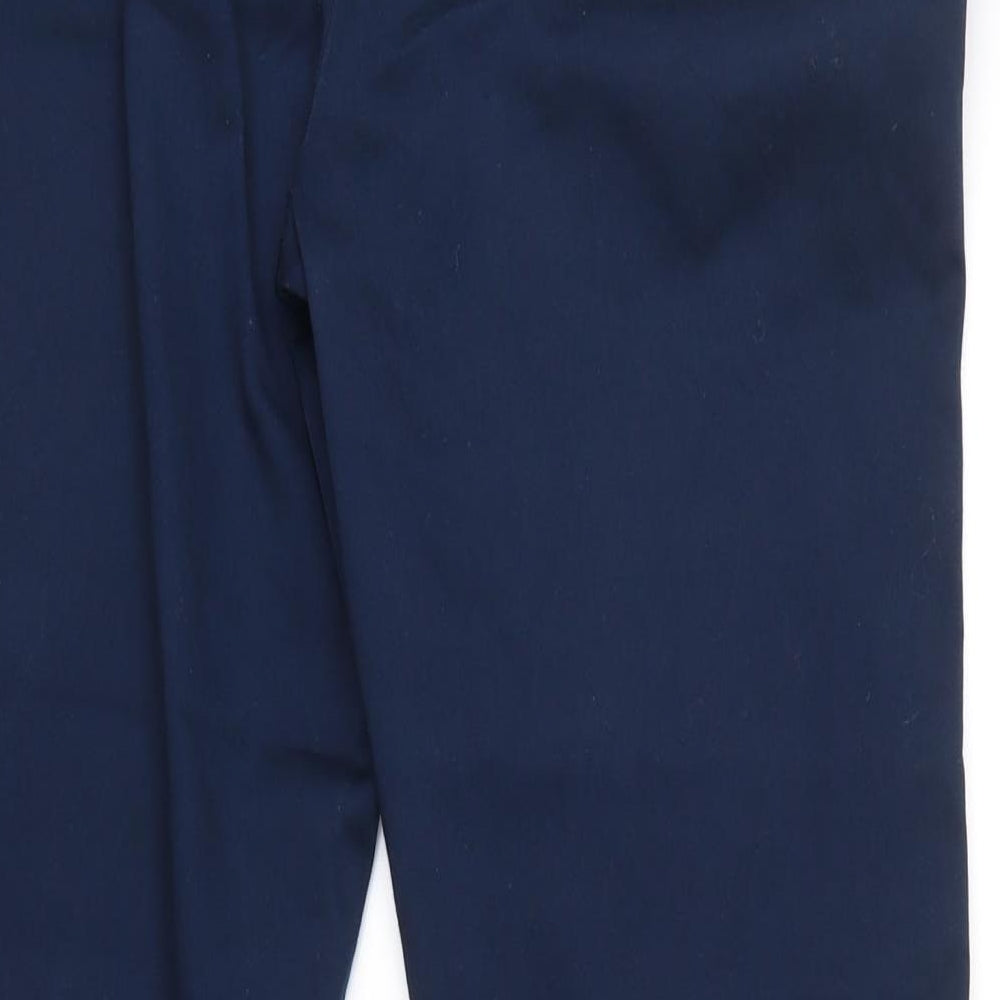 M&S Womens Blue   Chino Trousers Size 12