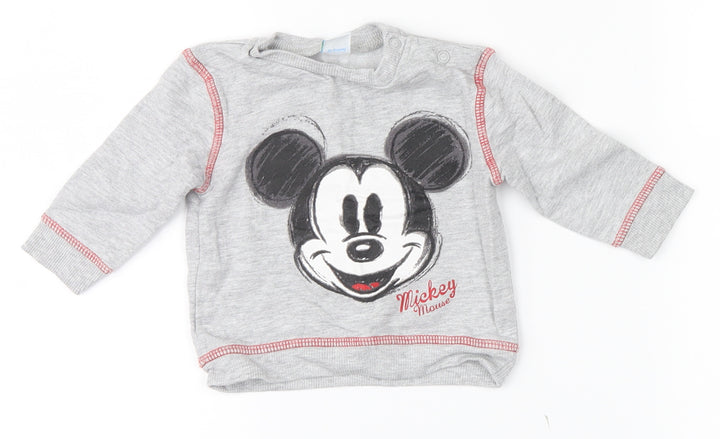 Disney Baby Baby Grey   Pullover Jumper Size 3-6 Months