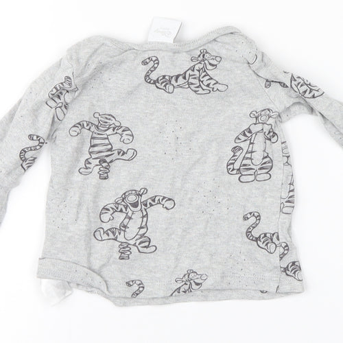 Disney Baby Grey   Basic T-Shirt Size 0-3 Months  - Tigger