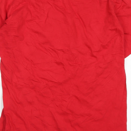 Aurborne Womens Red   Basic T-Shirt Size S  - Hakuna Matata Kenya