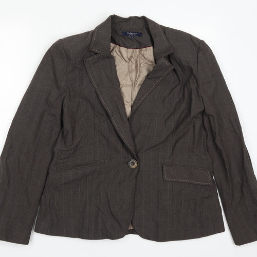 Debenhams Womens Brown   Jacket Suit Jacket Size 16