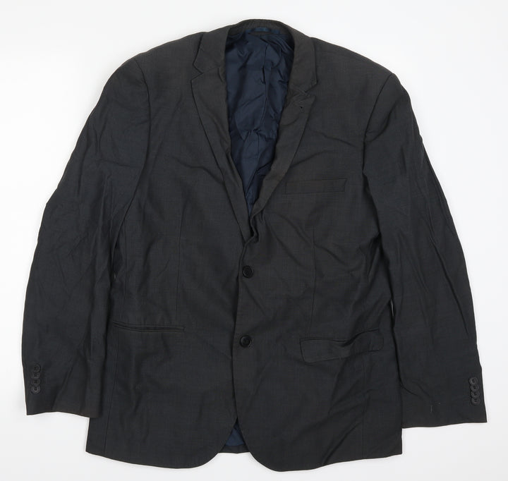 George Mens Grey   Jacket Suit Jacket Size 40