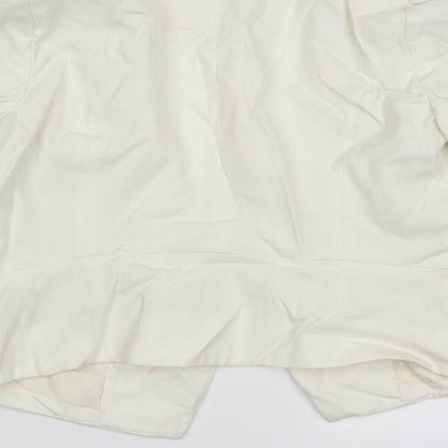 H&M Womens White   Jacket Blazer Size 12
