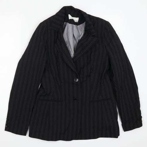Preworn Womens Black   Jacket Suit Jacket Size 12