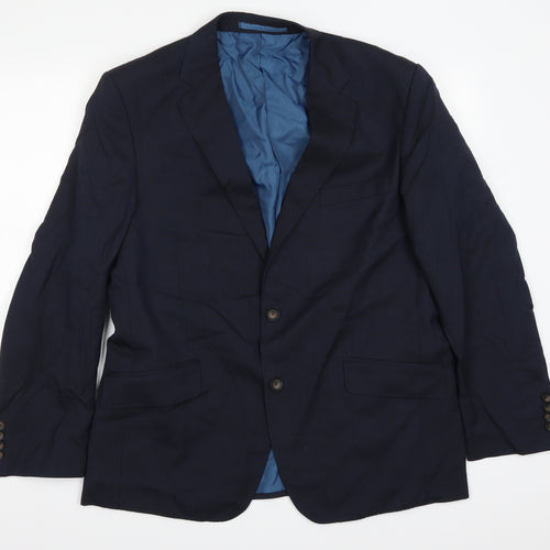 Marks and Spencer Mens Blue   Jacket Suit Jacket Size 42