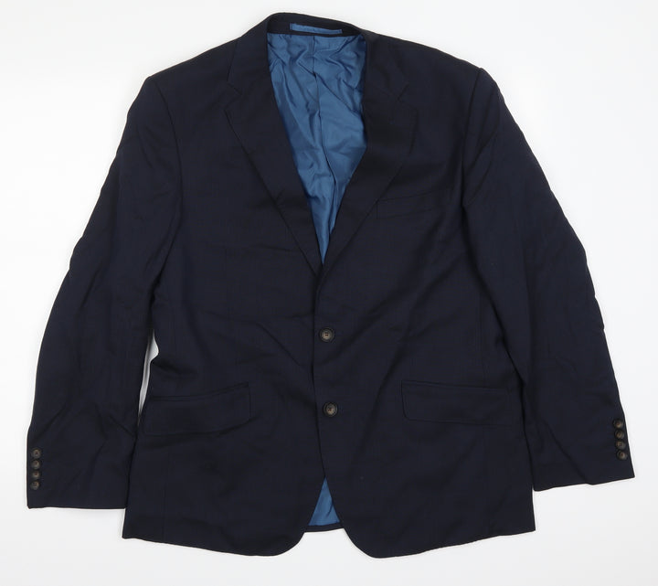 Marks and Spencer Mens Blue   Jacket Suit Jacket Size 42