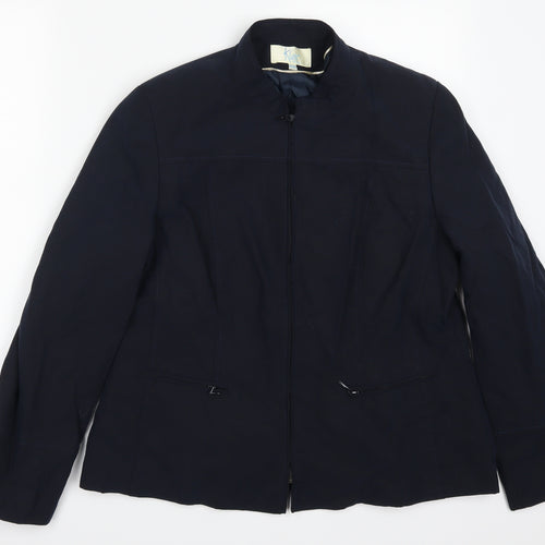 Klass Womens Blue   Jacket  Size 14