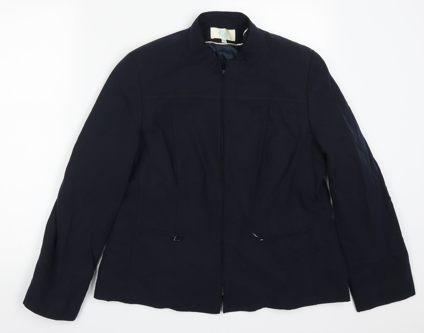 Klass Womens Blue   Jacket  Size 14