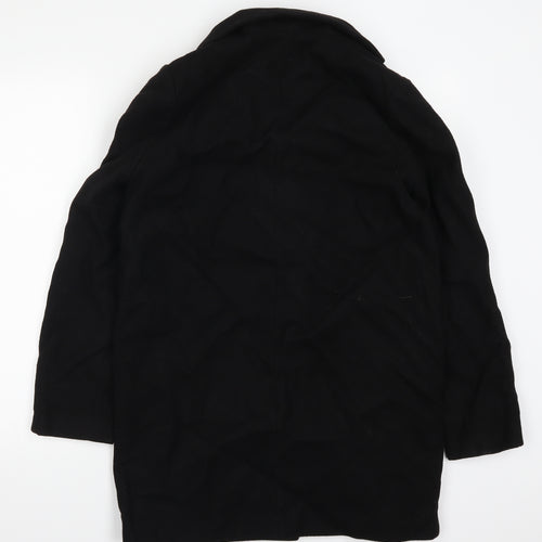 Atmosphere Womens Black   Overcoat Coat Size 8