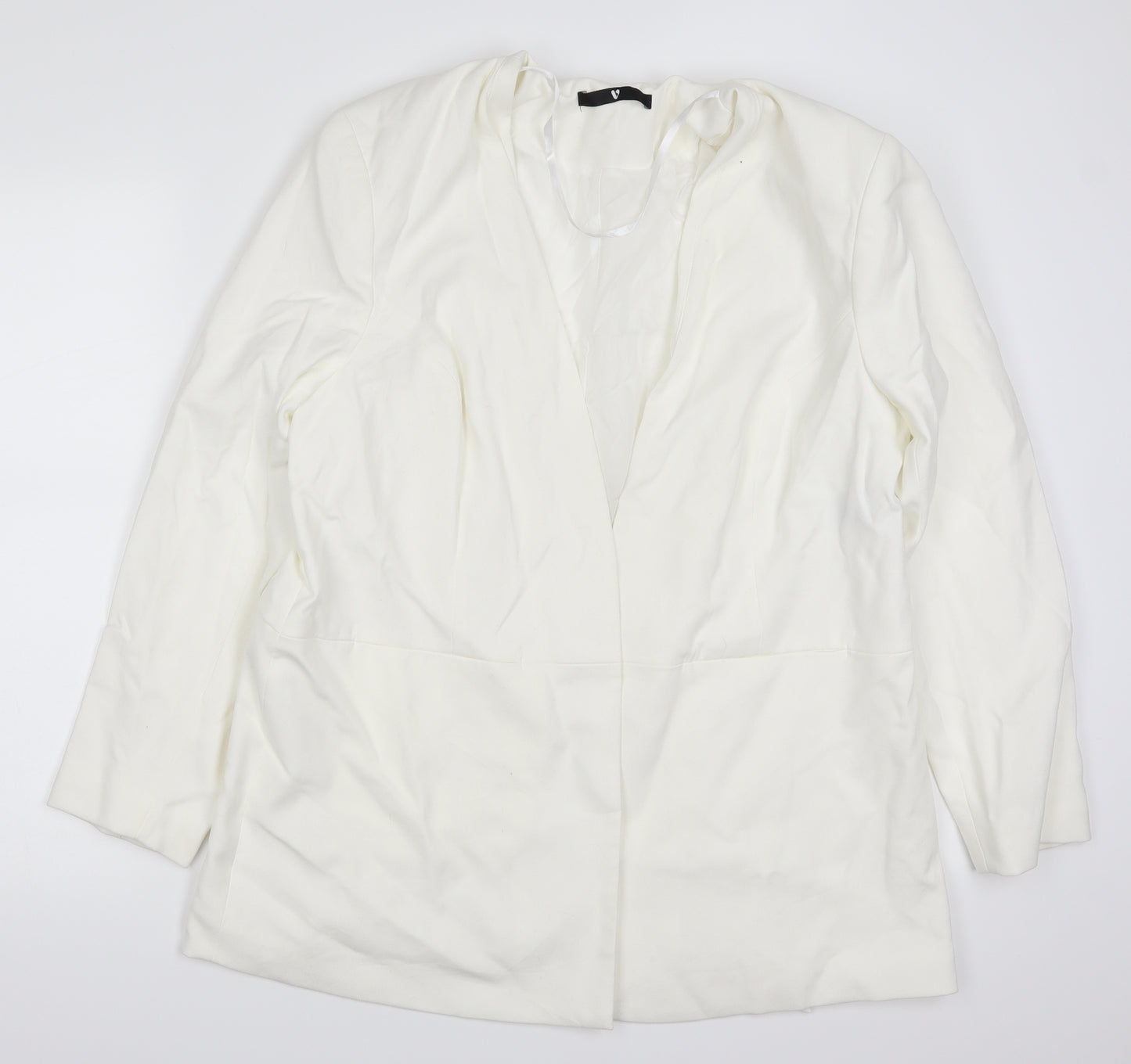 Very Womens White   Jacket Blazer Size 22
