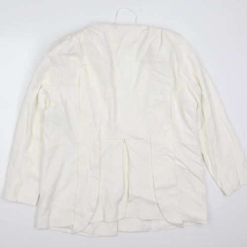 Very Womens White   Jacket Blazer Size 22