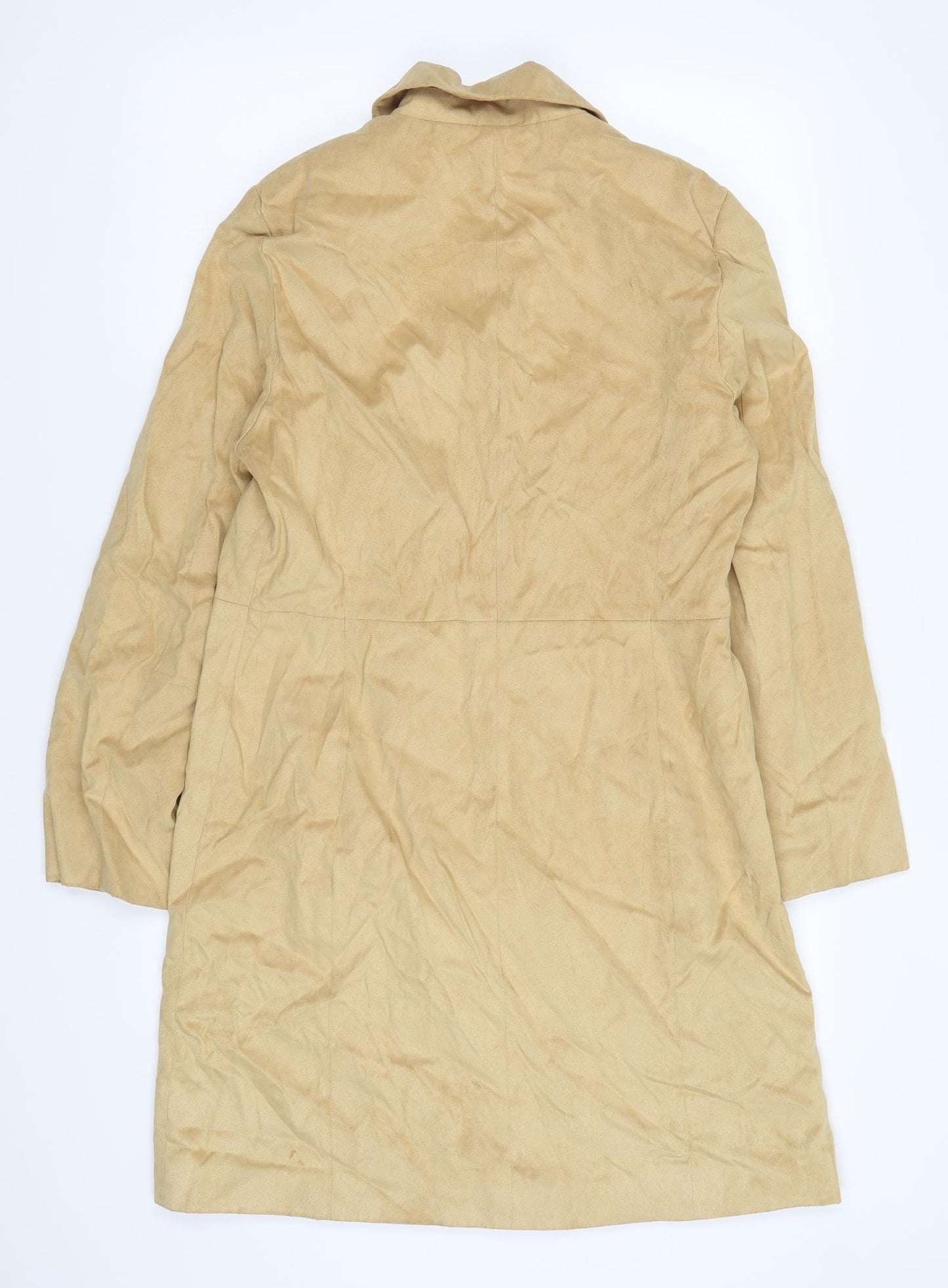 Marks and Spencer Womens Beige   Overcoat Coat Size 12