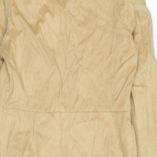 Marks and Spencer Womens Beige   Overcoat Coat Size 12