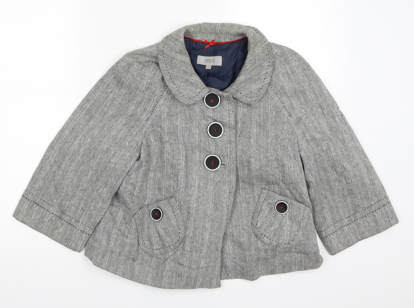 Marks and Spencer Womens Grey   Jacket  Size 12