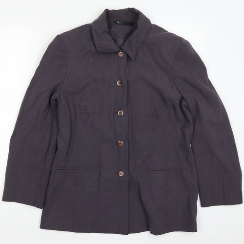 BHS Womens Purple   Jacket Suit Jacket Size 14