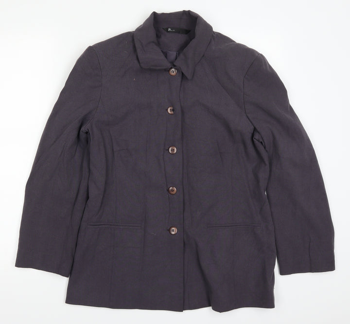 BHS Womens Purple   Jacket Suit Jacket Size 14