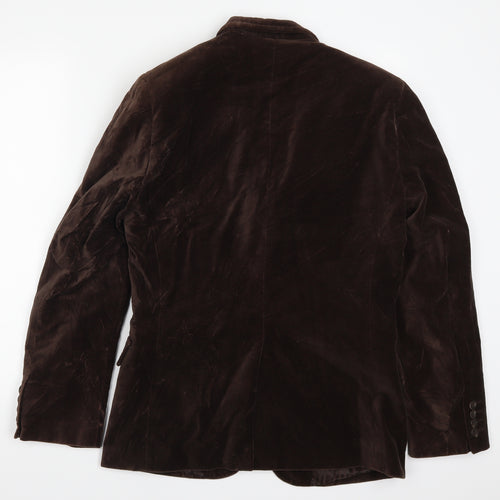H&M Mens Brown   Jacket Suit Jacket Size 36