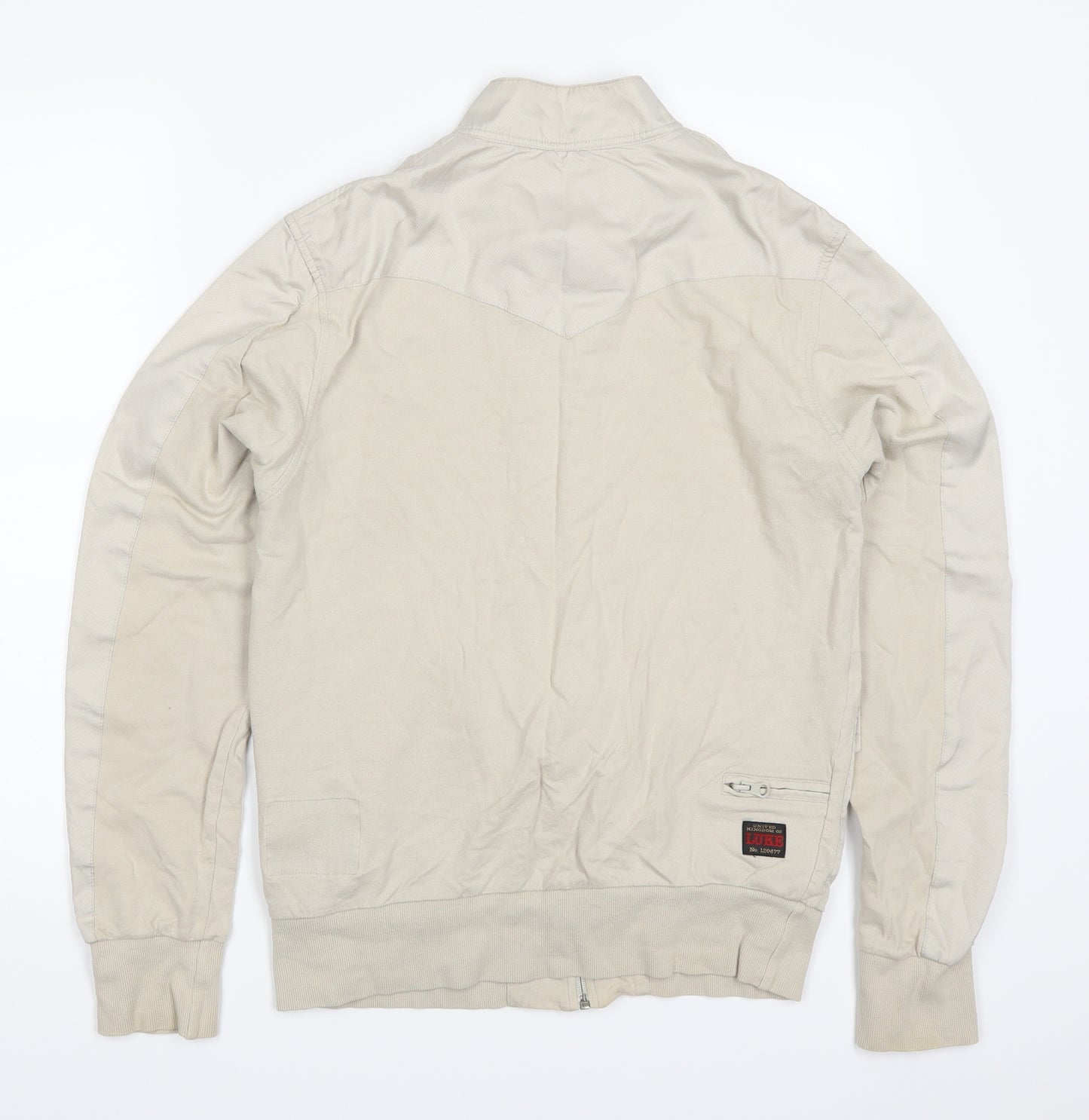 United Kingdom of Luke Mens Beige   Jacket  Size M