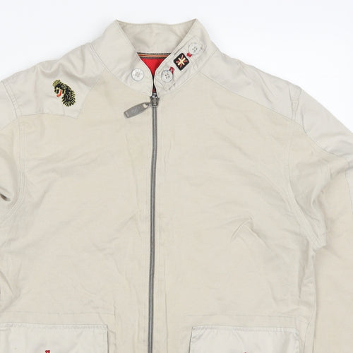 United Kingdom of Luke Mens Beige   Jacket  Size M