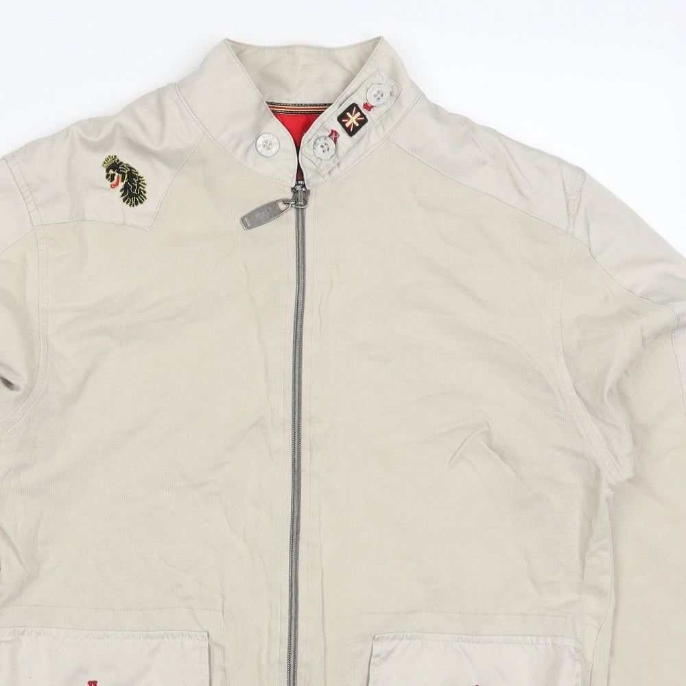 United Kingdom of Luke Mens Beige   Jacket  Size M