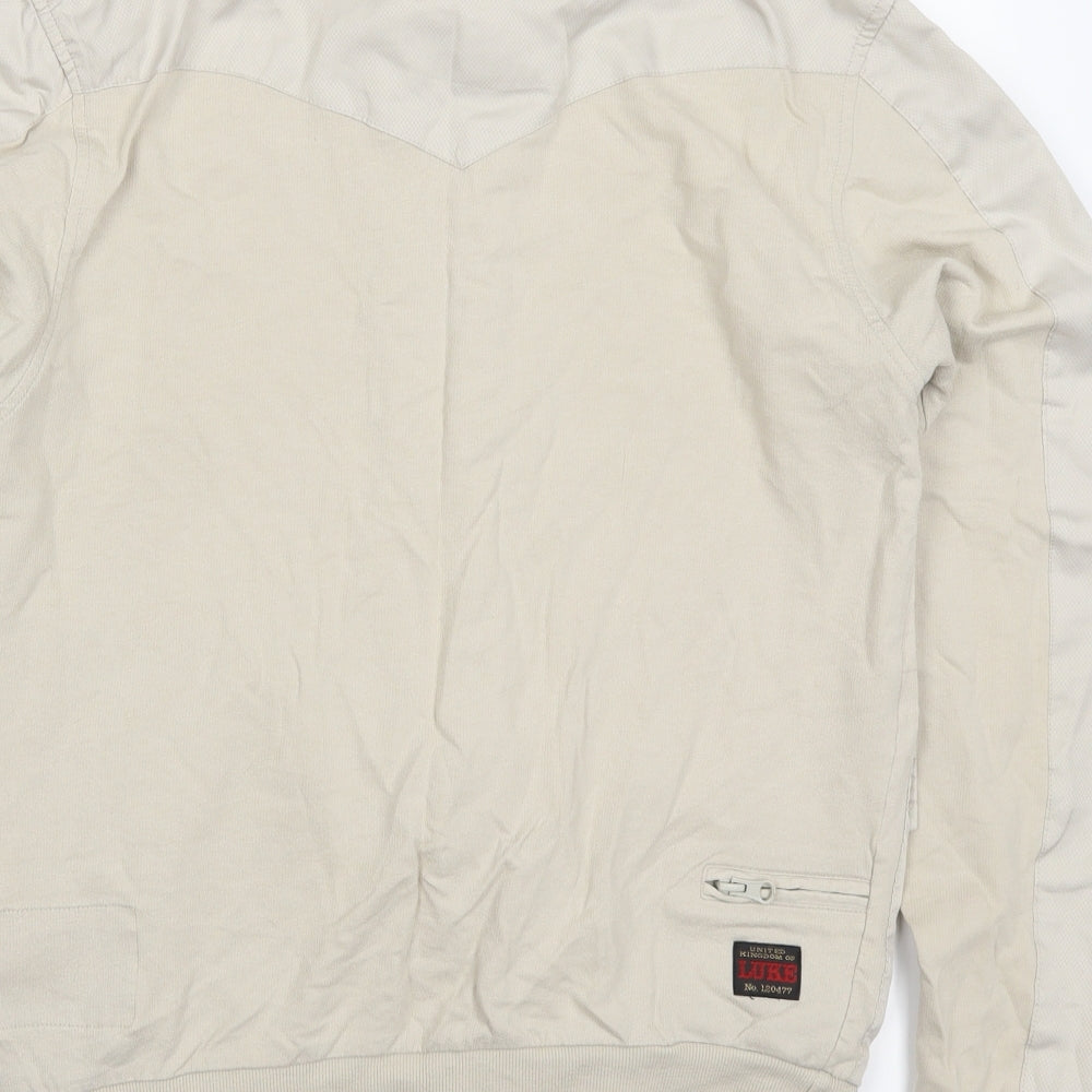 United Kingdom of Luke Mens Beige   Jacket  Size M