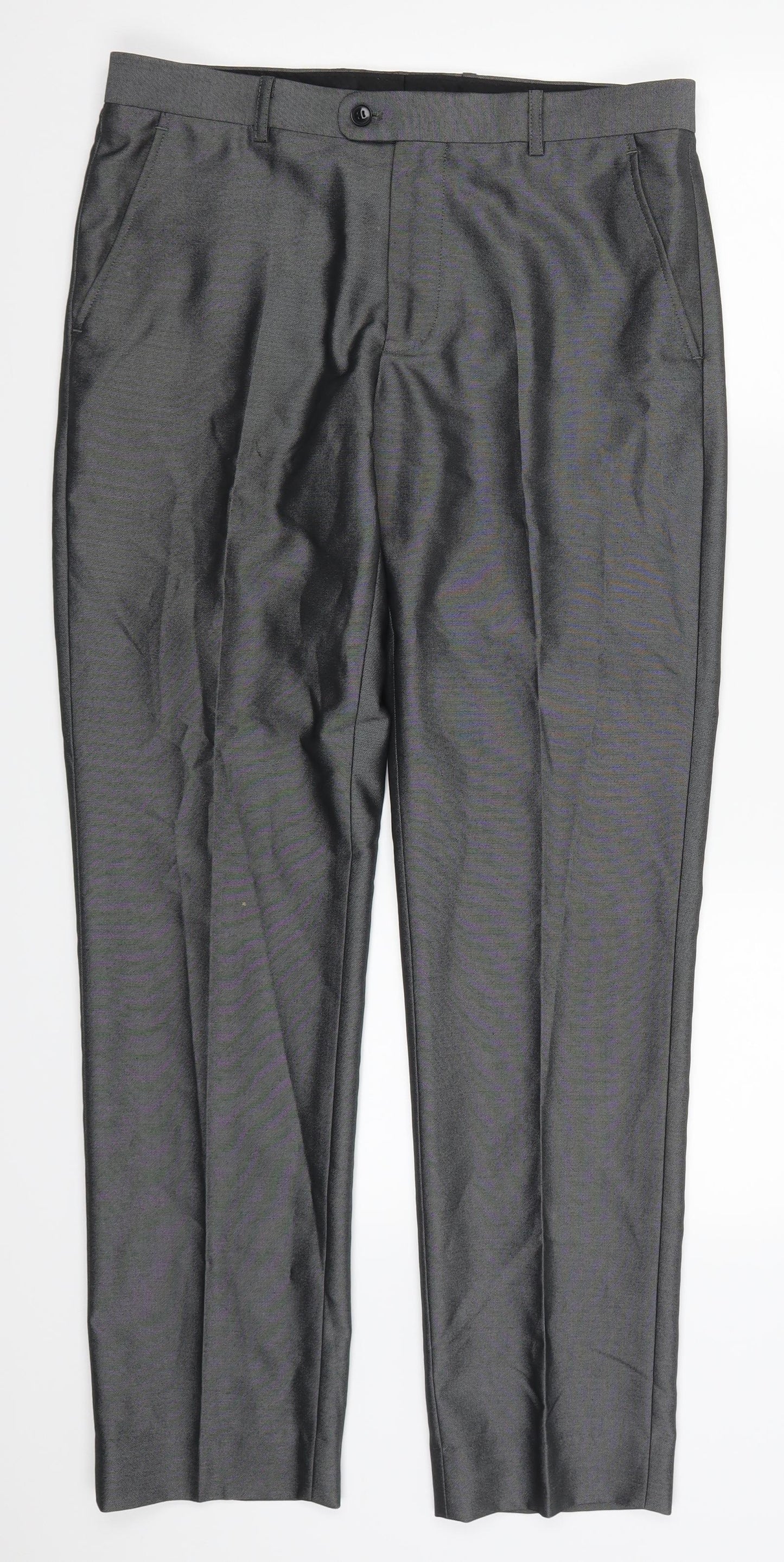 Matalan Mens Grey   Trousers  Size 32 L31 in