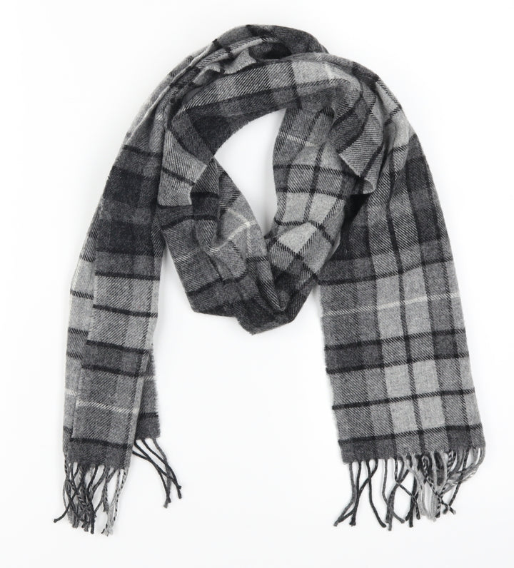 Preworn Womens Grey Check   Scarf