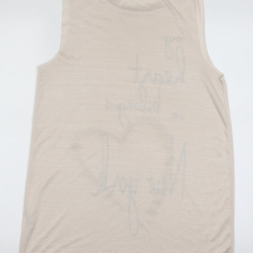 River Island Womens Pink   Basic Tank Size 14  - My Heart Belongs in New York