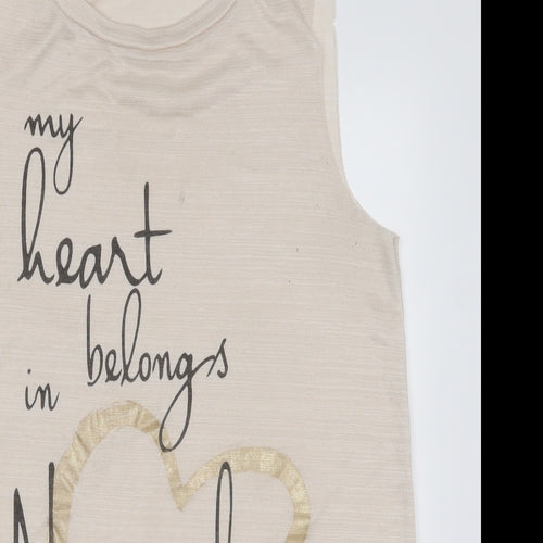 River Island Womens Pink   Basic Tank Size 14  - My Heart Belongs in New York