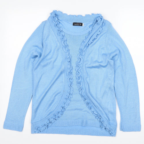 Jouley Womens Blue   Pullover Jumper Size S  - Cardigan and Top All in One