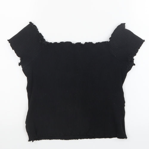Preworn Womens Black   Basic T-Shirt Size S