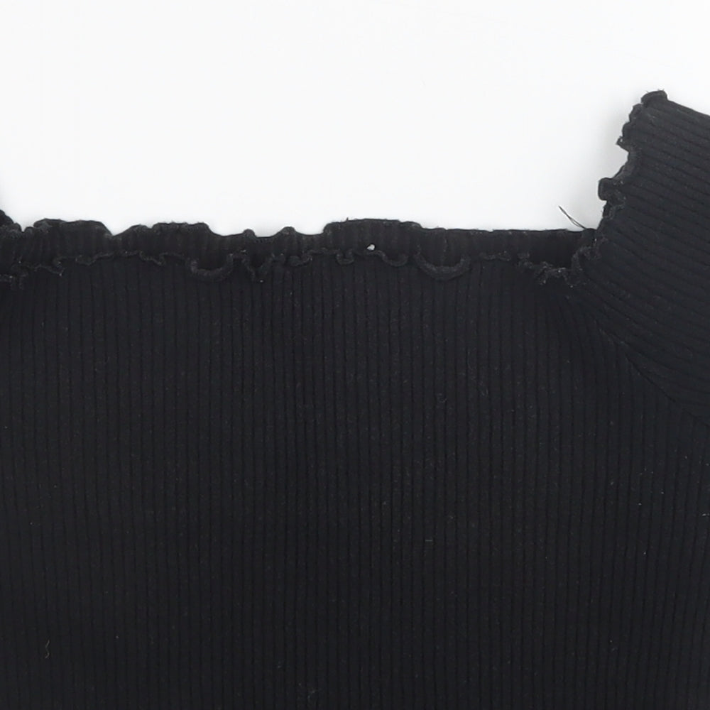Preworn Womens Black   Basic T-Shirt Size S