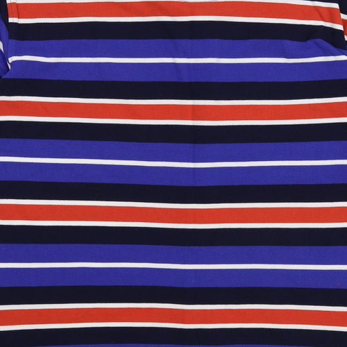 Cotton Traders Mens Multicoloured Striped   Polo Size XL