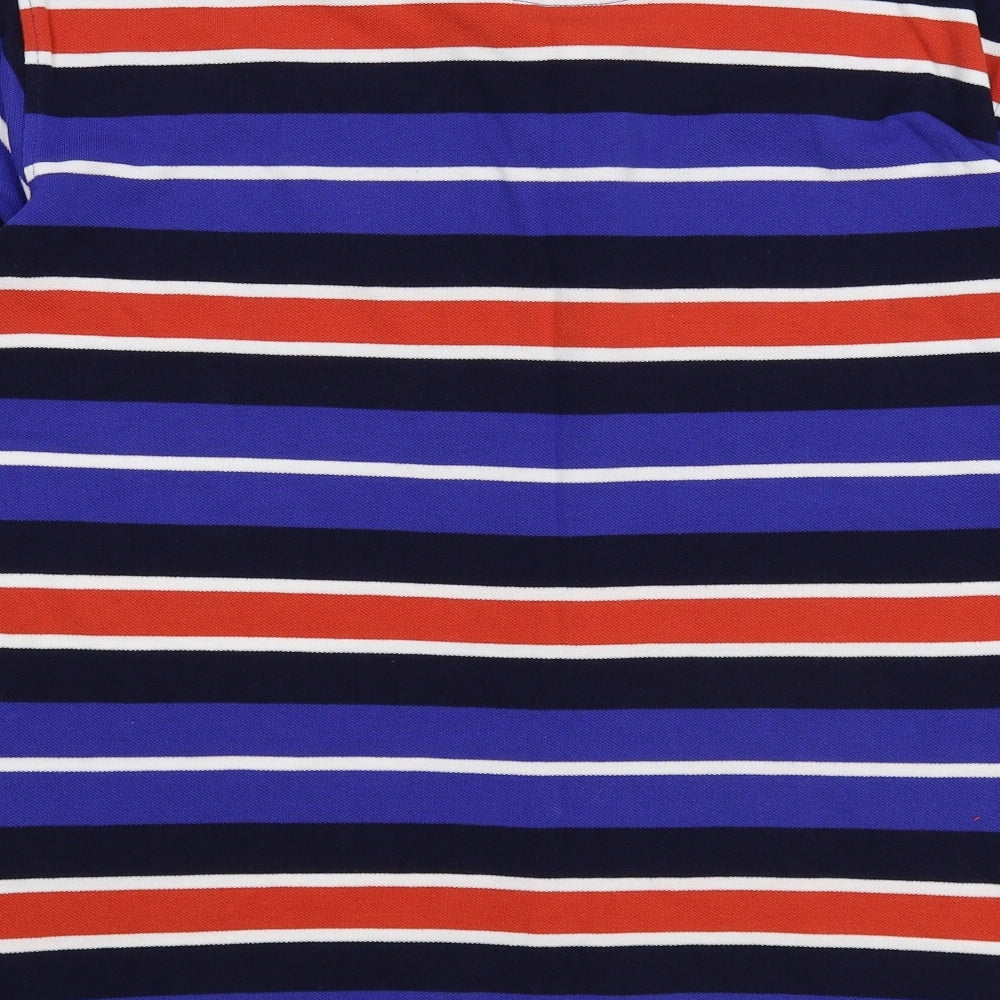 Cotton Traders Mens Multicoloured Striped   Polo Size XL