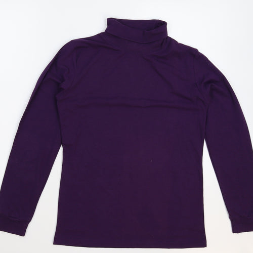 Crane Womens Purple   Pullover Sweatshirt Size M