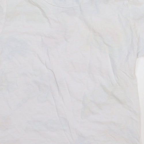 Rebel Boys White   Basic T-Shirt Size 4-5 Years