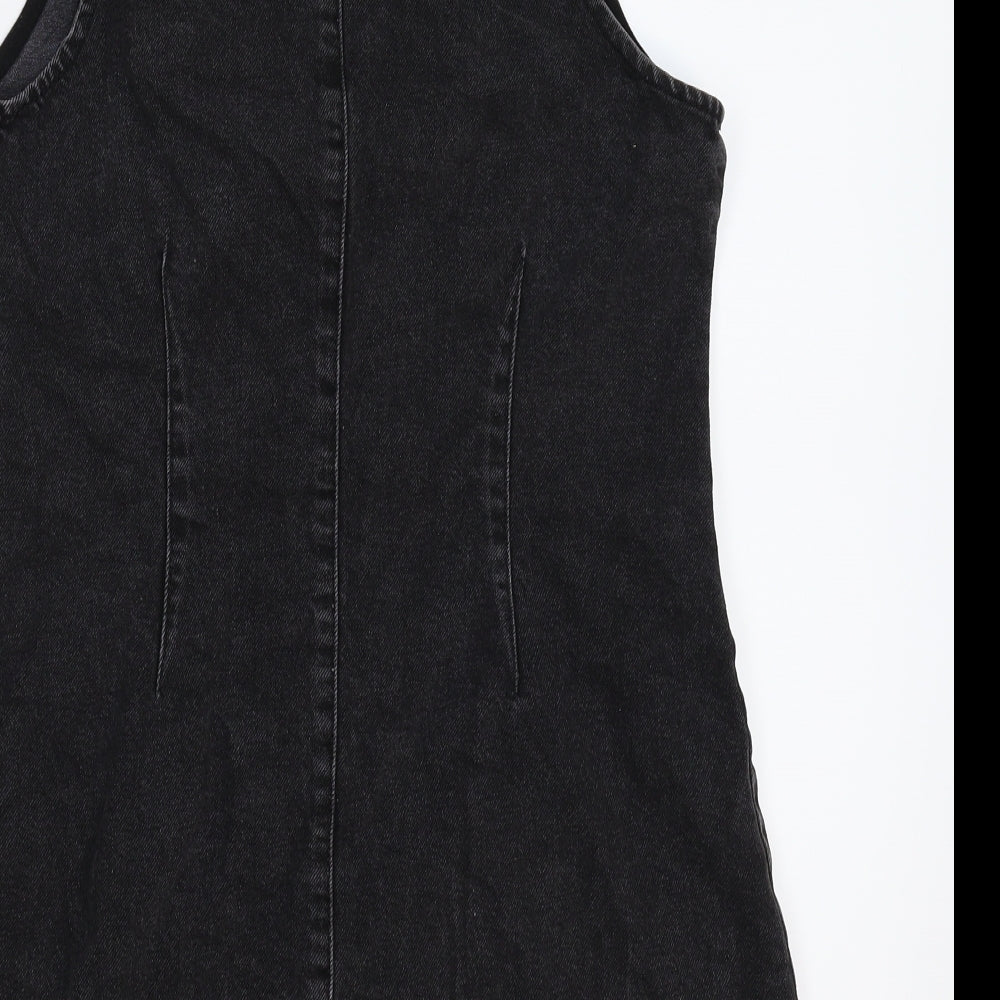 ASOS Womens Black  Denim Mini  Size 10