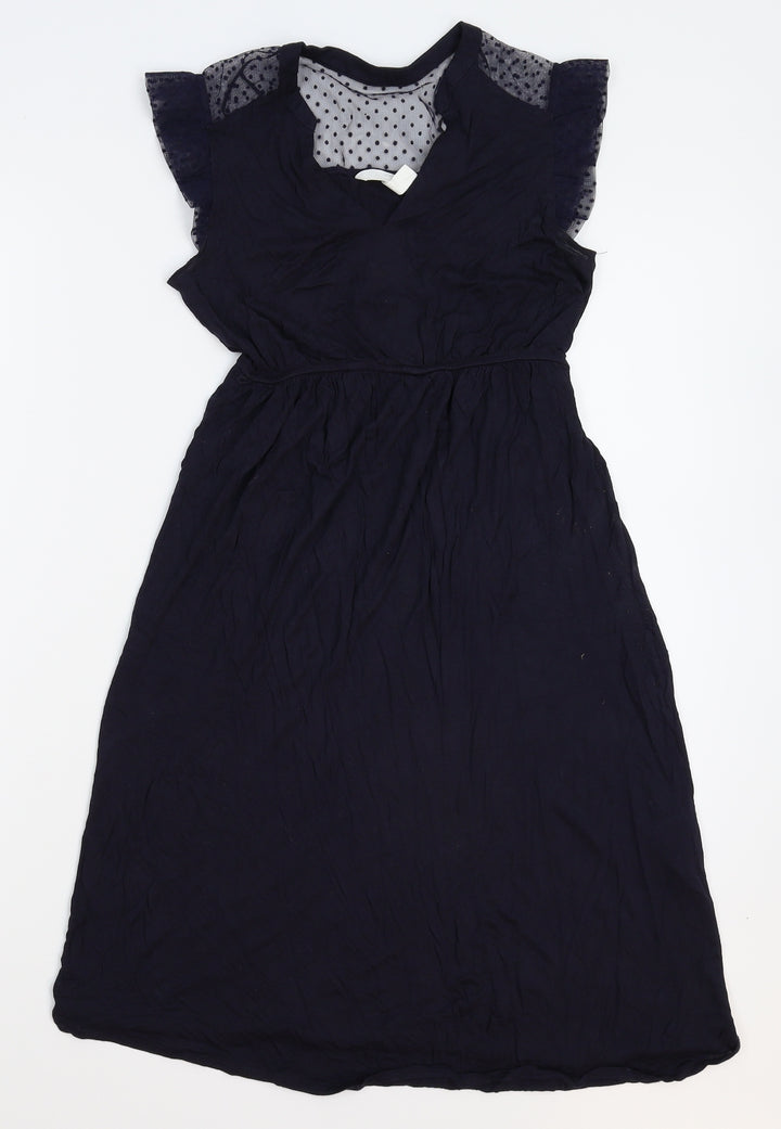 H&M Womens Blue Fit & Flare Size XS