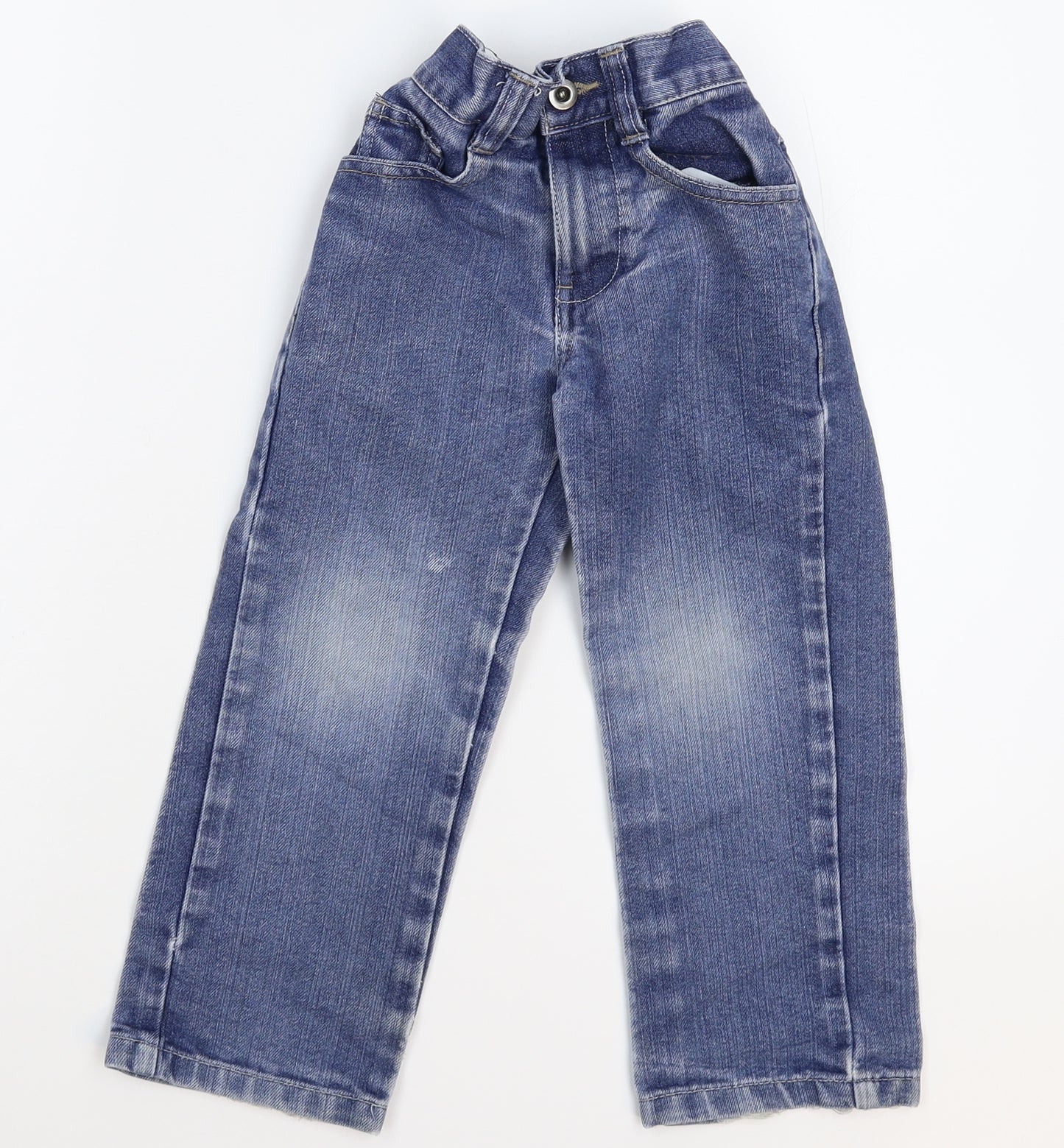 George Boys Blue  Denim Straight Jeans Size 4-5 Years