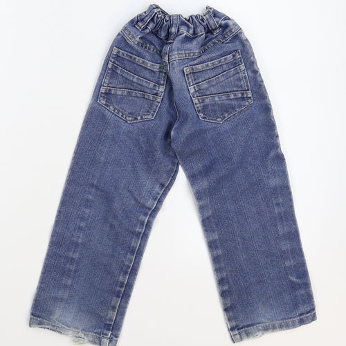 George Boys Blue  Denim Straight Jeans Size 4-5 Years