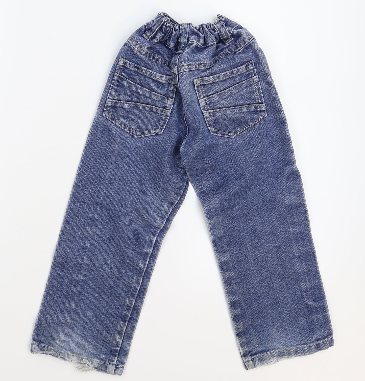 George Boys Blue  Denim Straight Jeans Size 4-5 Years