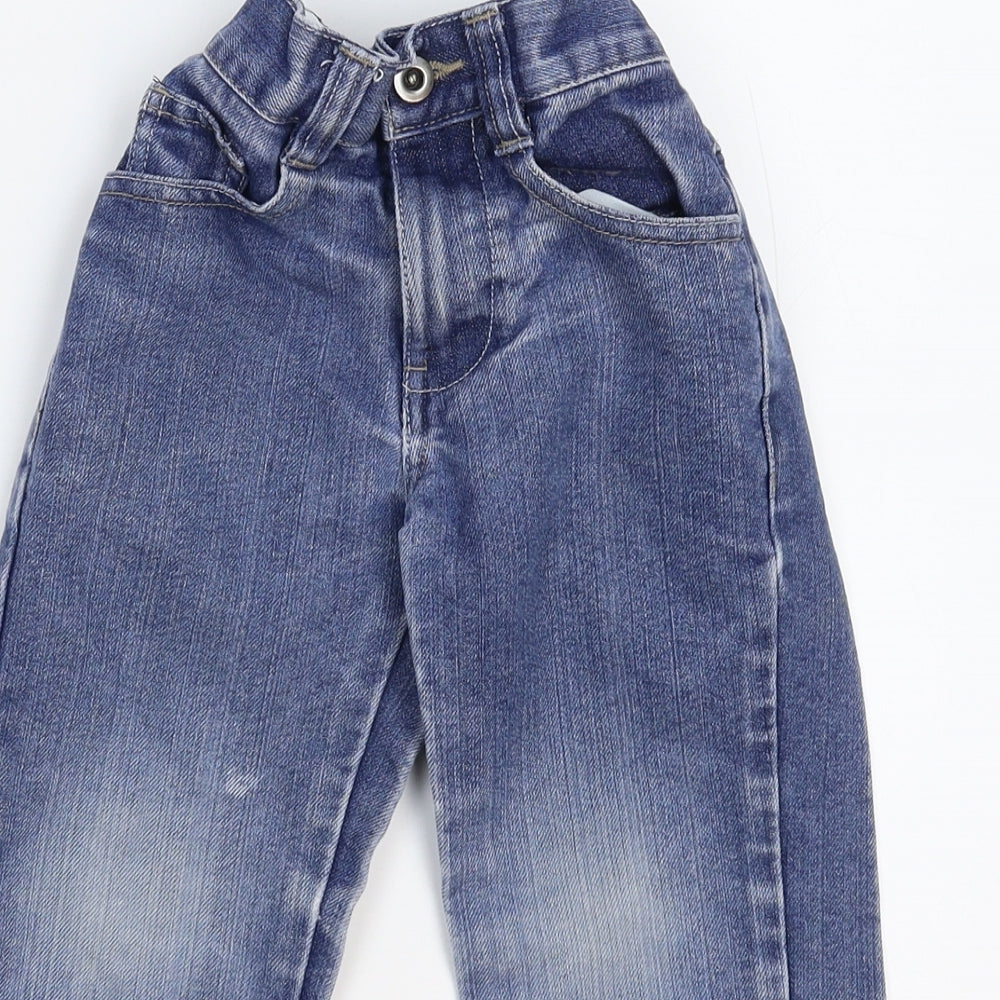 George Boys Blue  Denim Straight Jeans Size 4-5 Years