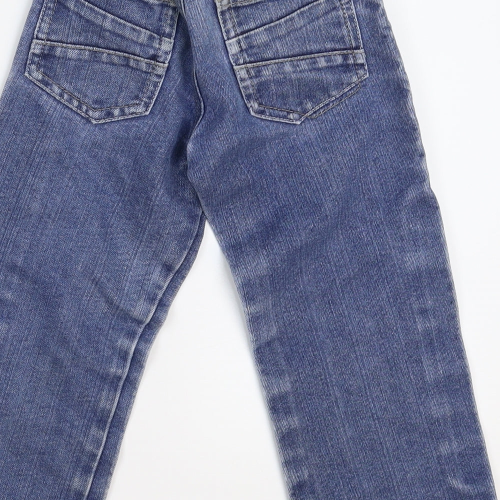 George Boys Blue  Denim Straight Jeans Size 4-5 Years